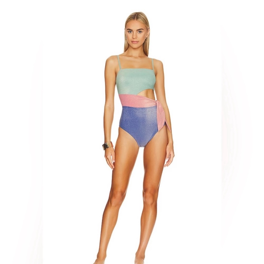 Zimmerman color block One-Piece Swimsuit